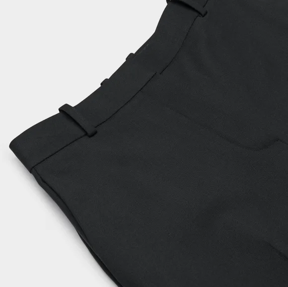 Aritzia Babaton Atelier Agency Pant Trousers City Twill Wide Leg Size 00 Black - Picture 2 of 14